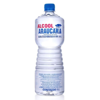 ALCOOL LIQUIDO 1 LITRO 46%  -  ARAUCARIA