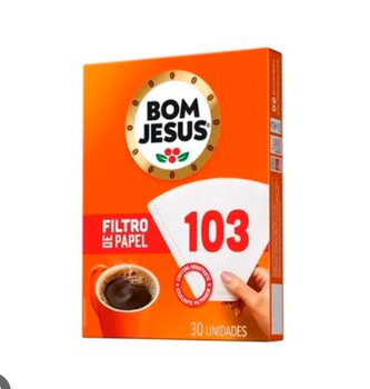 FILTRO PAPEL PARA CAFE 103 C/30UN     -BOM JESUS-