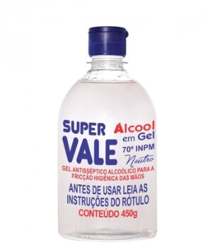 ALCOOL 70% GEL 500ml SUPER VALE