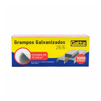 GRAMPO GALVANIZADO 26/6 C/5000  GATTE