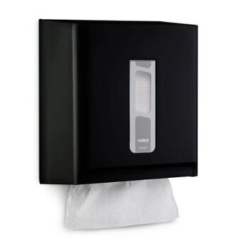 SUPORTE PARA PAPEL TOALHA INTERFOLHA  PRETO   TP