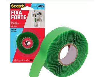 FITA ADESIVA DUPLA FACE 19mm X 2m SCOTCH 3M
