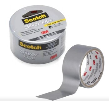 FITA ADESIVA SILVER TAPE 45x5 3M