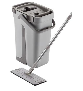 MOP FLAT 10L CINZA C/ REFIL
