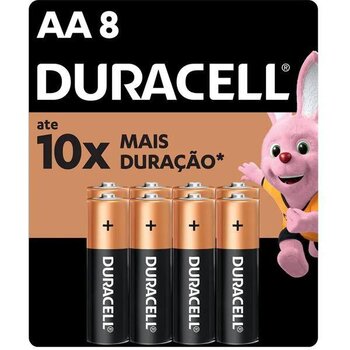 PILHA DURACELL AA   8UN