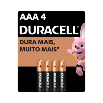 PILHA DURACELL AAA C/4