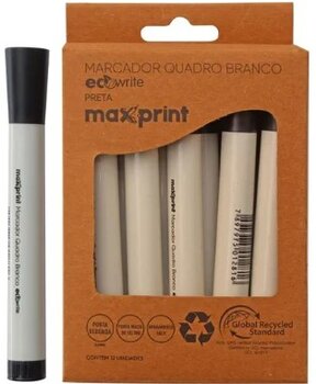 MARCADOR QUADRO BRANCO ECOWRITE PRETO MAXPRINT
