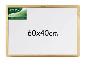 QUADRO BRANCO 40 X 60 MADEIRA TABACO 6200 SOUZA