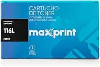 CARTUCHO/TONER MAXPRINT  COMPATIVEL C/ SAMSUNG - D116S - PRETO