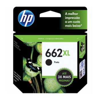 CARTUCHO HP  662XL - PRETO ORIGINAL 6,5ml