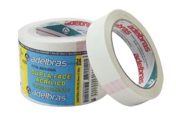 FITA DUPLA FACE  24mmx30mt ADELBRAS