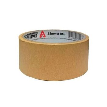 Fita crepe 38mmX10mt kraft marrom Adere