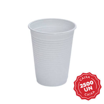 COPO PLASTICO TRANSPARENTE 180ML - CX C/ 2500 COPOS -  BLUFORTE