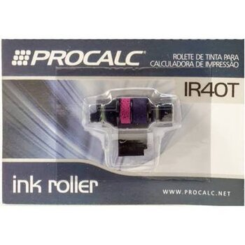 Rolete De Impressao P/ Calculadora Bicolor Ir40t Procalc