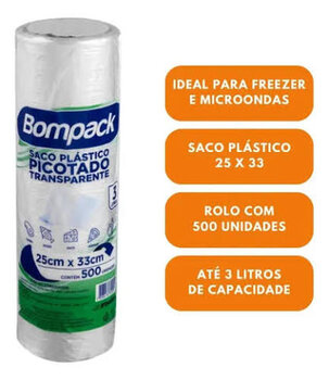 BOBINA BOMPACK 25X33 3 LITROS C/500