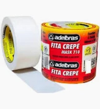 FITA CREPE BRANCA 48X40M ADELBRAS