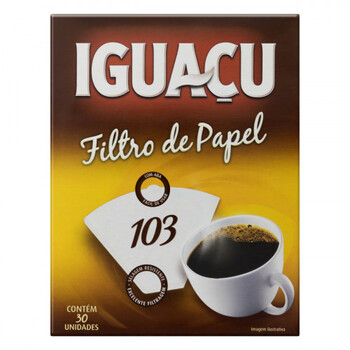 FILTRO PAPEL PARA CAFE 103 C/30UN   IGUACU