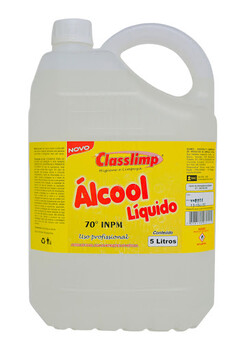 ALCOOL LIQUIDO 70% 5 L   CLASSLIMP
