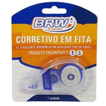 CORRETIVO EM FITA  6M X 5MM - BRW -